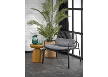 MELBY leisure chair black  grey0