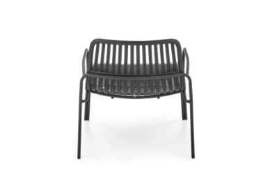 MELBY leisure chair black  grey2
