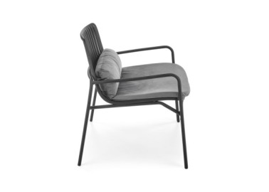 MELBY leisure chair black  grey3