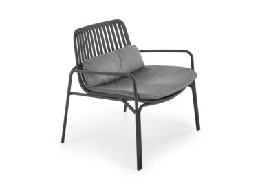 MELBY leisure chair black  grey4