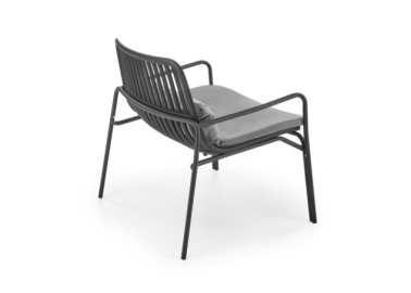 MELBY leisure chair black  grey5