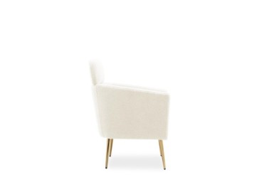 MELISA  leisure armchair cream  gold3