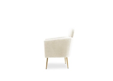 MELISA  leisure armchair cream  gold5