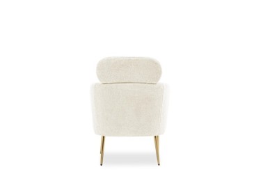 MELISA  leisure armchair cream  gold6