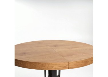 MERCY extension table color top - golden oak legs - black2