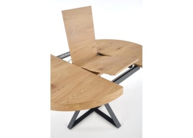 MERCY extension table color top - golden oak legs - black3
