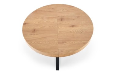MERCY extension table color top - golden oak legs - black6