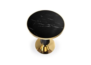 MOLINA round table black marble  black  gold3