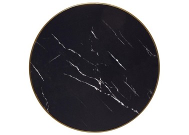 MOLINA round table black marble  black  gold5