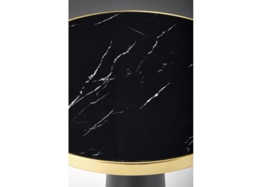 MOLINA round table black marble  black  gold9