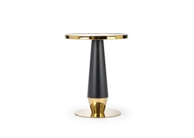 MOLINA round table black marble  black  gold10