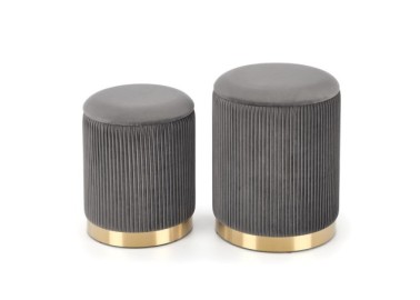 MONTY set of two stools color grey2