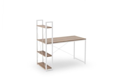 NARVIK B1 desk white  sonoma oak1