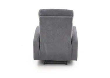 Tai elegantiškas, pilkos spalvos fotelis Oslo 1s su minkštais apmušalais ir Relax (reglainerio) funkcija, kurios dėka puikiai atsipalaiduosite namuose.