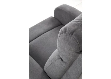 Tai elegantiškas, pilkos spalvos fotelis Oslo 1s su minkštais apmušalais ir Relax (reglainerio) funkcija, kurios dėka puikiai atsipalaiduosite namuose.