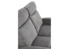 Tai pilkos spalvos dvivietė relaksacinė sofa Oslo 2s su pakeliamų kojų ir reguliuojamu nugaros atlošu, puikiai tinkanti komfortui ir atsipalaidavimui namuose.