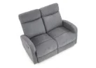 Tai pilkos spalvos dvivietė relaksacinė sofa Oslo 2s su pakeliamų kojų ir reguliuojamu nugaros atlošu, puikiai tinkanti komfortui ir atsipalaidavimui namuose.