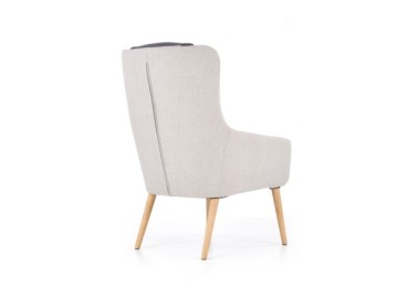 PURIO leisure chair color light grey  dark grey1