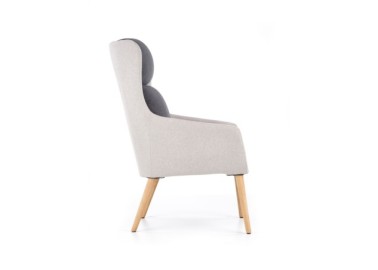 PURIO leisure chair color light grey  dark grey4