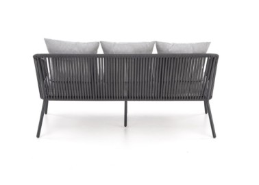 ROCCA garden set sofa  2 chairs  coffee table dark grey  light grey9