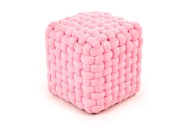 RUBIK pouffe color light pink1