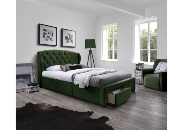 SABRINA bed dark green0