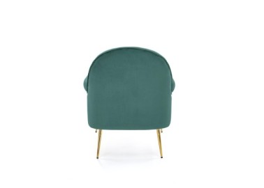 SANTI leisure armchair dark green  gold1