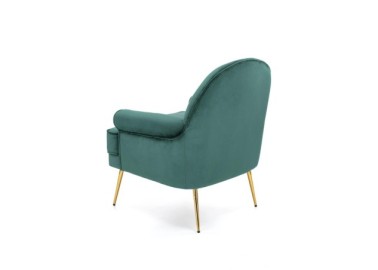 SANTI leisure armchair dark green  gold2