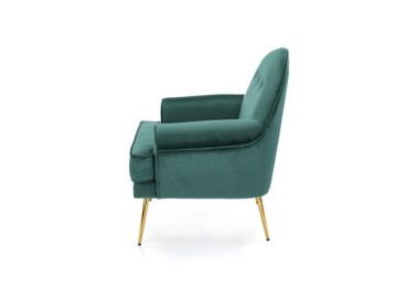 SANTI leisure armchair dark green  gold4