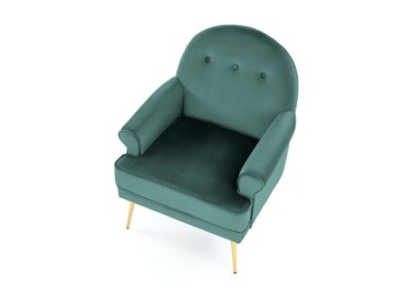 SANTI leisure armchair dark green  gold10