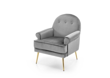 SANTI leisure armchair grey  gold0