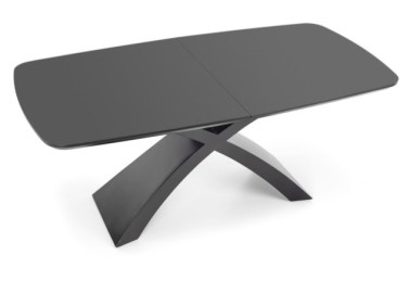 SILVESTRO table dark grey leg black2