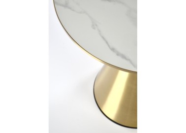 TRIBECA coffee table white marble  gold3