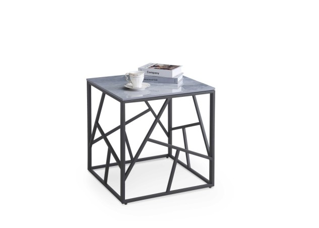 UNIVERSE 2 KWADRAT coffee table gray marble  black0