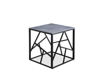 UNIVERSE 2 KWADRAT coffee table gray marble  black2