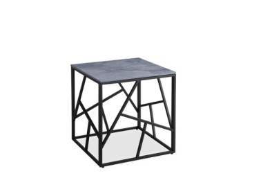 UNIVERSE 2 KWADRAT coffee table gray marble  black3