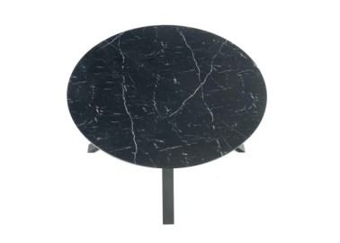 VERTIGO extension table color top - black marble legs - black6