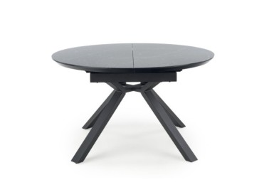 VERTIGO extension table color top - black marble legs - black12