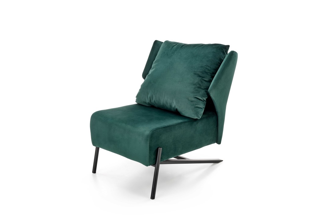 VICTUS leisure armchair dark green black0