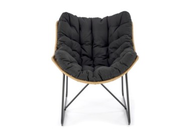 WHISPER leisure chair black  natural10