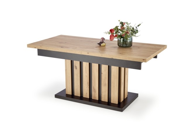 BARETTI coffee table artisan oak  black0