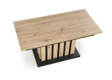 BARETTI coffee table artisan oak  black1