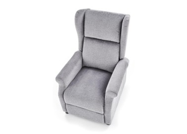AGUSTIN recliner with massage function color grey1