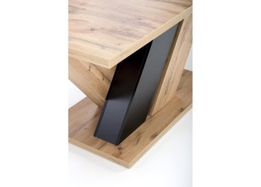 BRANDON extension table wotan oak  black2