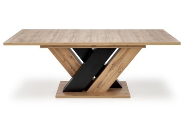 BRANDON extension table wotan oak  black5