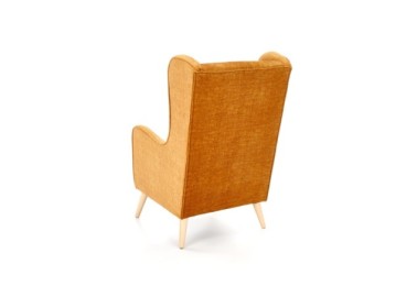 CHESTER leisure chair color honey fabric 9. Amber1