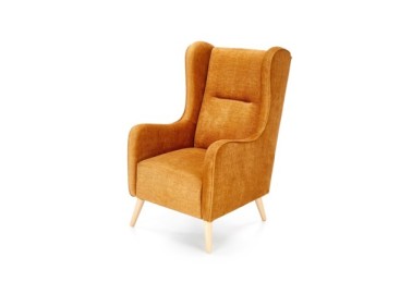 CHESTER leisure chair color honey fabric 9. Amber2