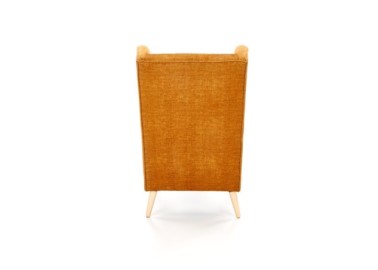 CHESTER leisure chair color honey fabric 9. Amber9