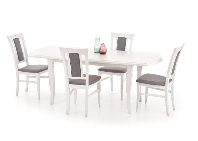 FRYDERYK 160240 cm extension table color white0