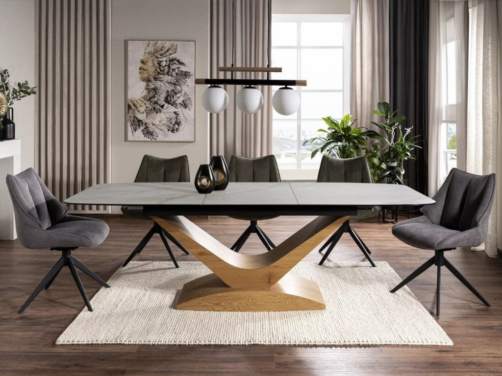 Valgomojo stalai, kuriantys jaukią šeimos atmosferą